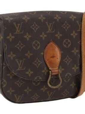 LOUIS VUITTON Monogram Saint Cloud GM Shoulder Bag M51242 LV Auth ep13519
